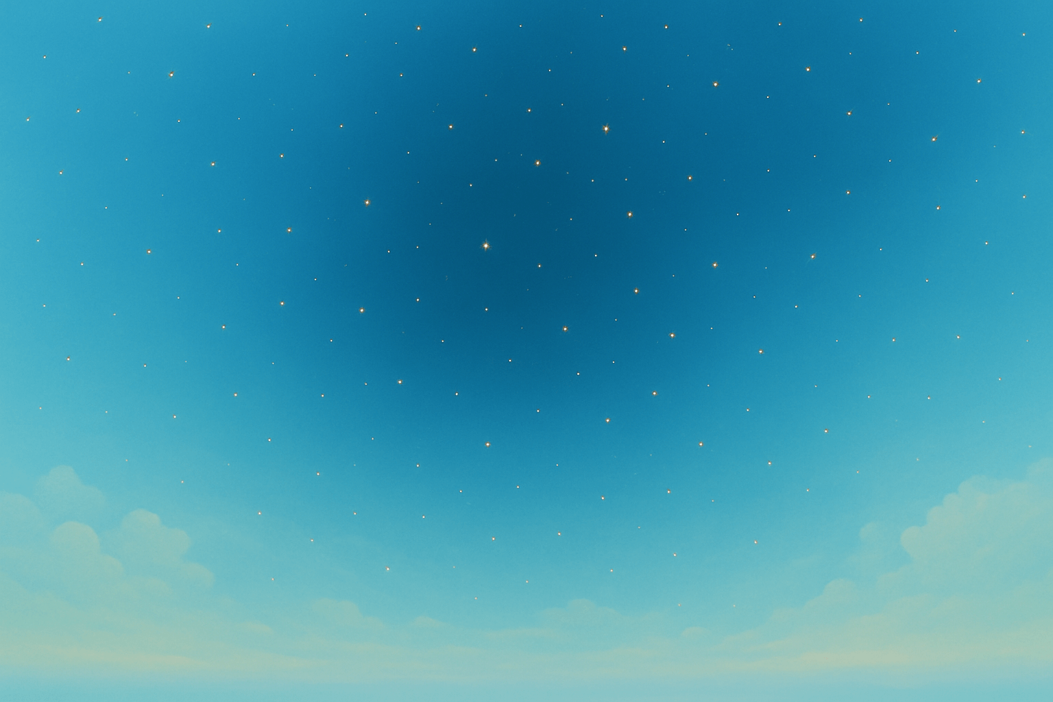 Phase 2 - Bright sky with stellar particles background